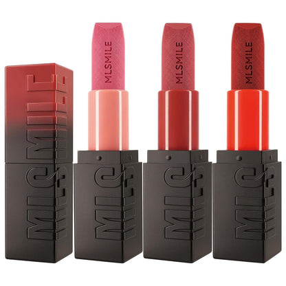 3PCS Velvet Matte Lipstick Set – Long-Lasting, Waterproof & High-Pigment
